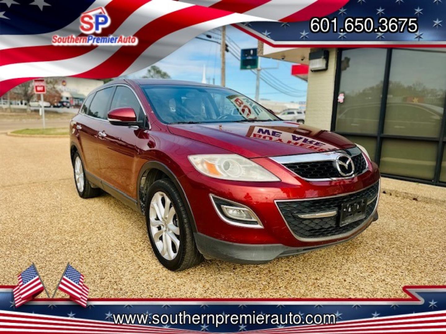 2011 RED MAZDA CX-9 GRAND TOURING (JM3TB2DA6B0) , located at 922 W. Beacon St., Philadelphia, MS, 39350, (601) 650-3675, 32.770447, -89.127151 - Photo#0